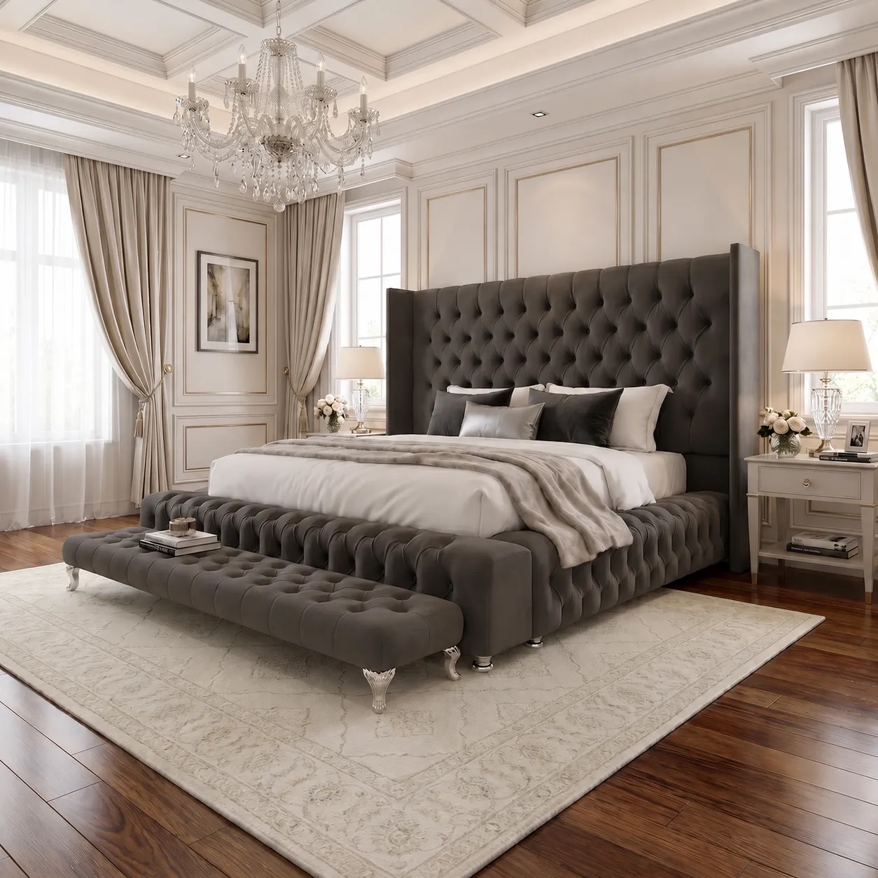 Carlos Tufted Bedframe