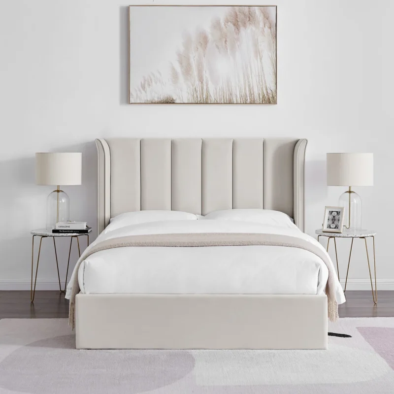Lekpugi Upholstered Platform Storage Bedframe