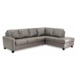 CREIGHTON FAUX LEATHER SECTIONAL SOFA