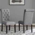 Evelin+Tufted+Upholstered+Parsons+Dining+Chair