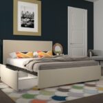 Lekpugi+Upholstered+Storage+Platform+Bed