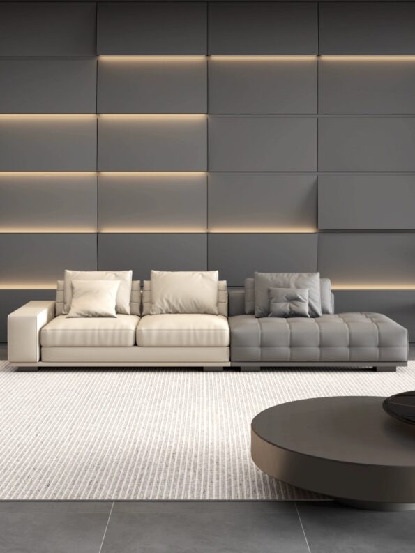 Minimalist Leather Sofa Online Furniture store in Lagos