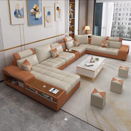 Vilnave Sectional Leather Set