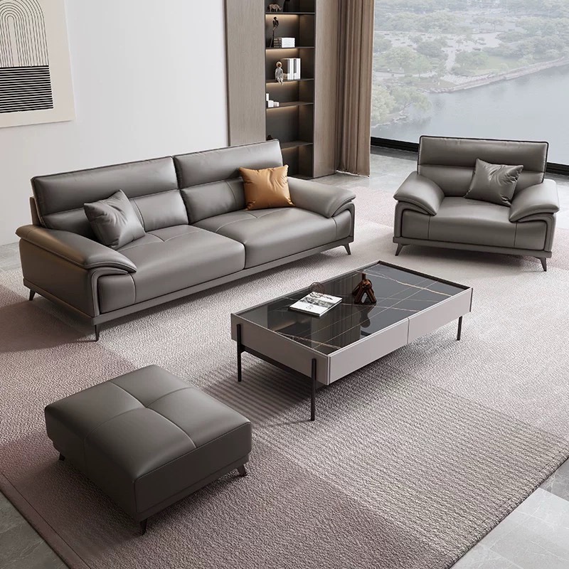 Maroc Luxury Leather Sofa Set