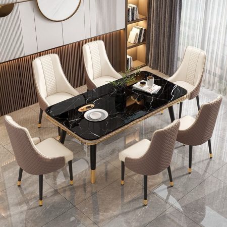 Modern Luxury 6-Seater Dining Set