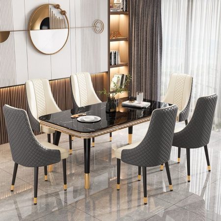 Modern Luxury 6-Seater Dining Set