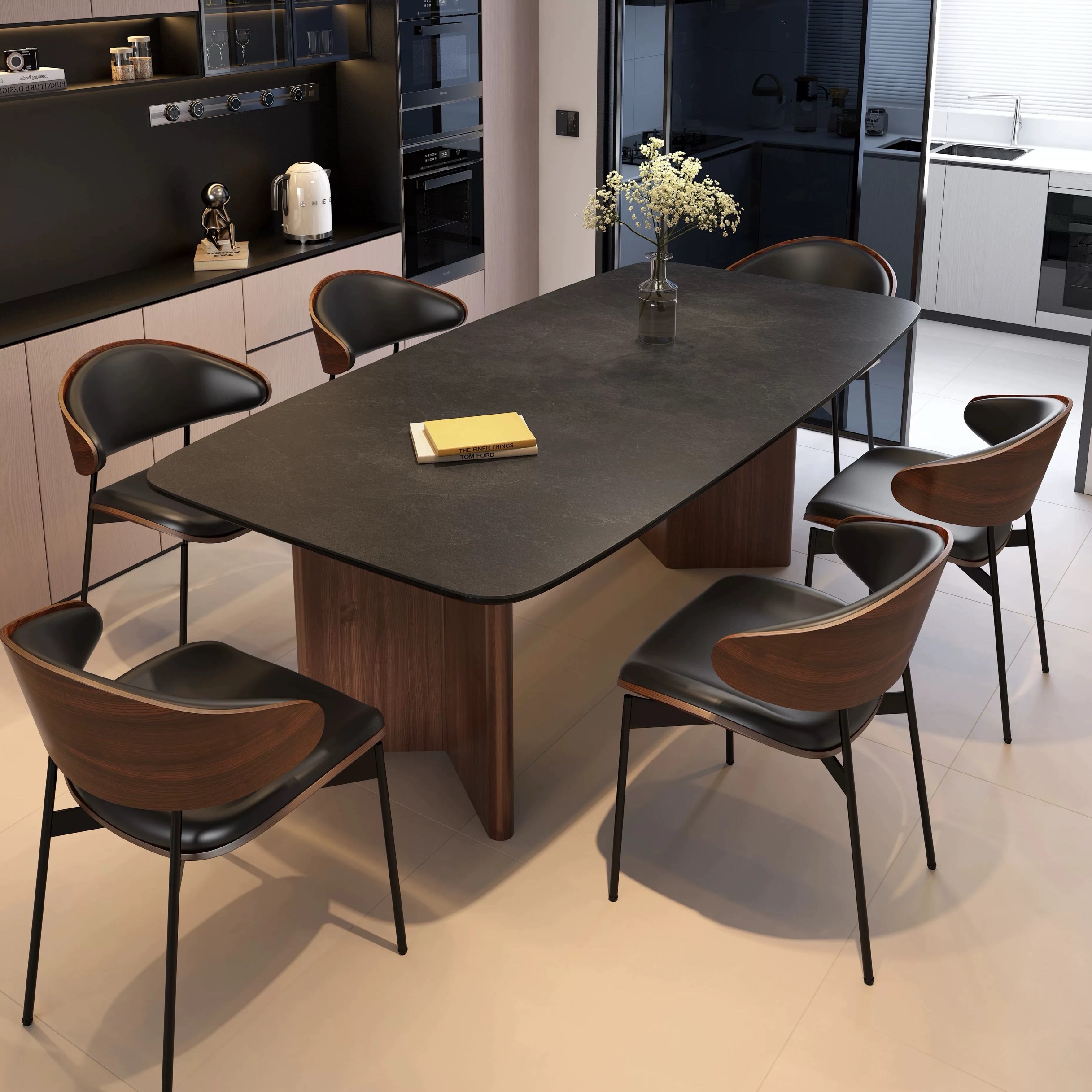 Gram Modern Luxury 6-Seater Dining Set
