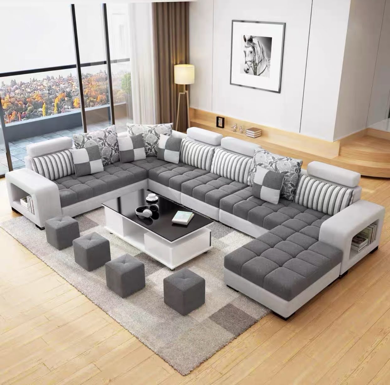 ANTA MODULAR SOFA SET + TABLE