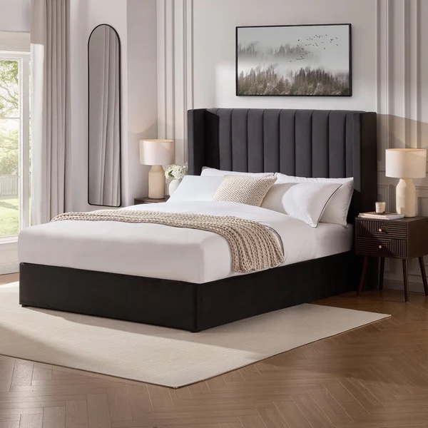 Maddie Winged Headboard Bedframe