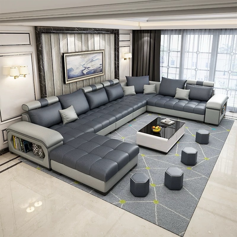 ALVA MODULAR SOFA SET - dark grey
