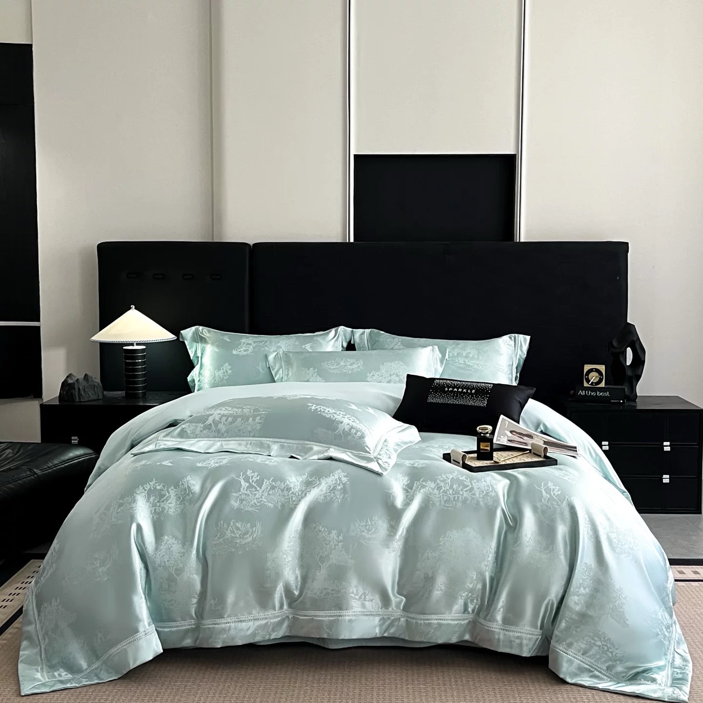 Silvie 160 Count Luxury Cotton Bedding Set
